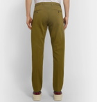 AMI - Slim-Fit Cotton-Twill Chinos - Green