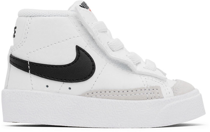 Photo: Nike Baby White Blazer Mid '77 Sneakers