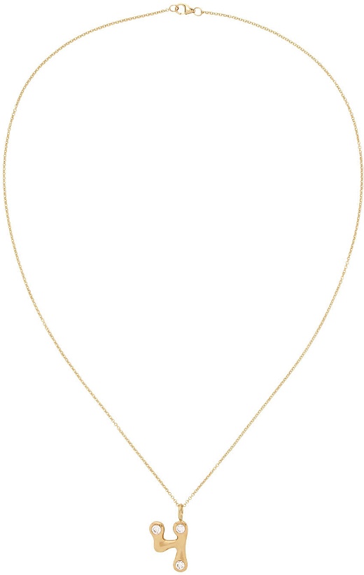 Photo: BRENT NEALE Gold Bubble Number 4 Necklace