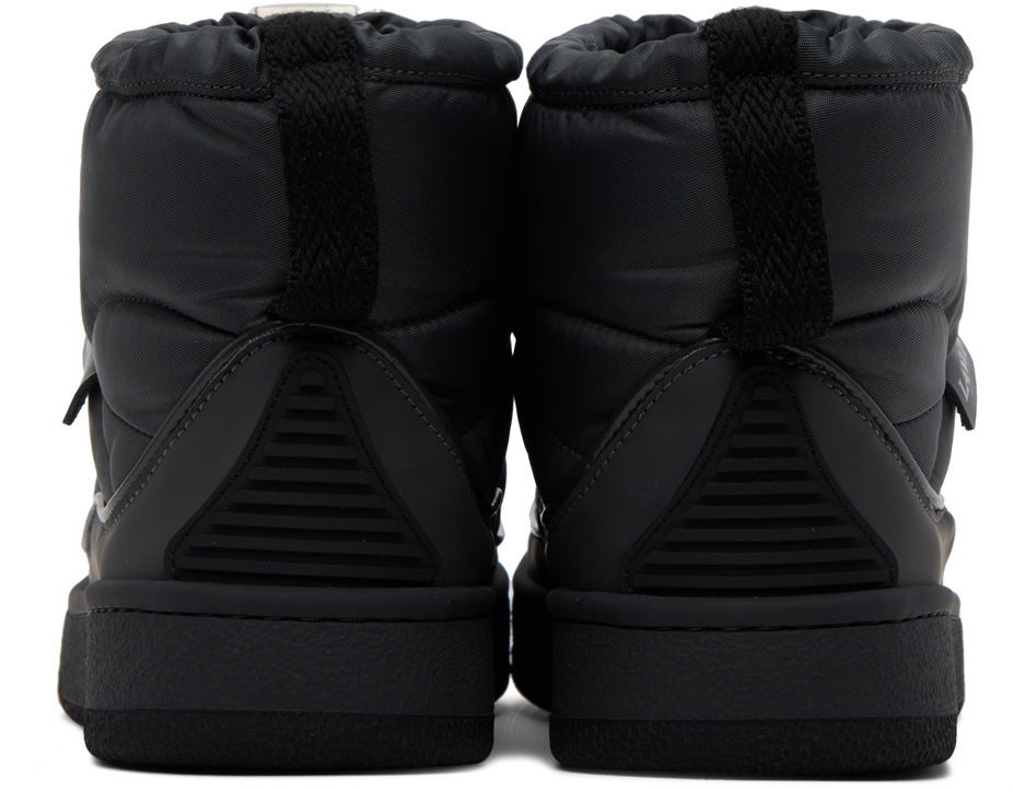 Lanvin Gray Curb Snow Boots