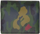PS by Paul Smith Multicolor Camo Bifold Card Holder
