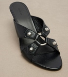 Balenciaga Cagole leather mules