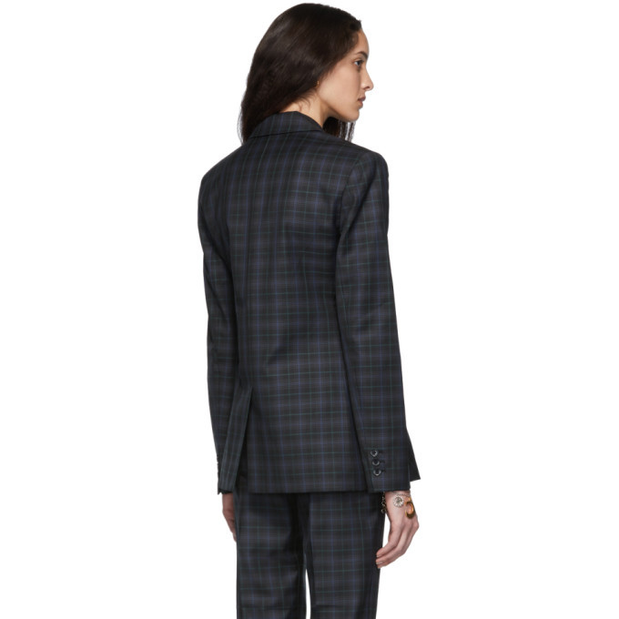 Tibi clearance plaid blazer