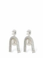 MAGDA BUTRYM - Crystal & Pearl Pendant Earrings