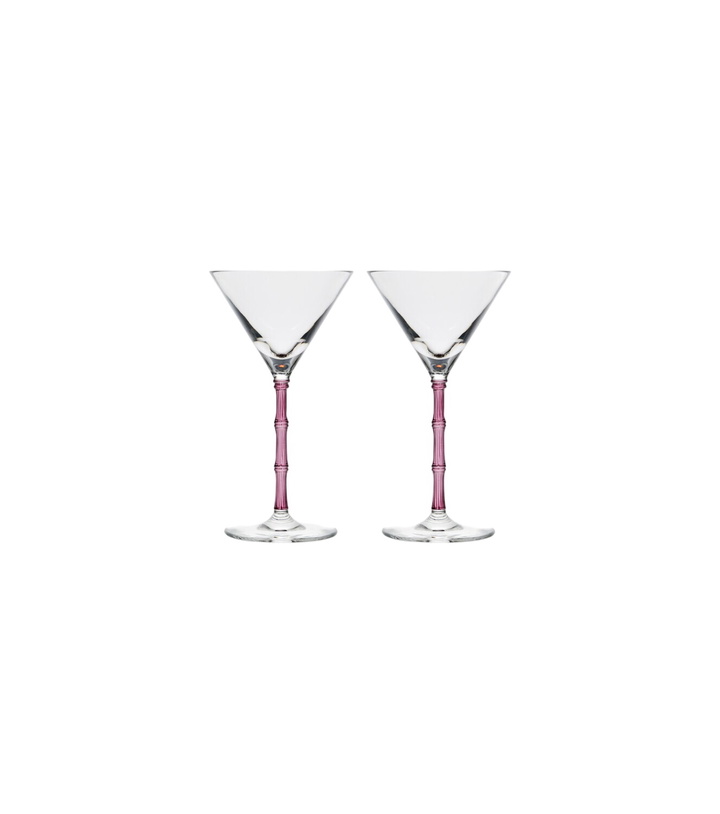 Photo: La DoubleJ Bamboo set of 2 martini glasses
