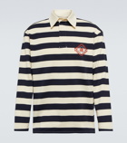 Adish - Kharaz striped cotton polo shirt