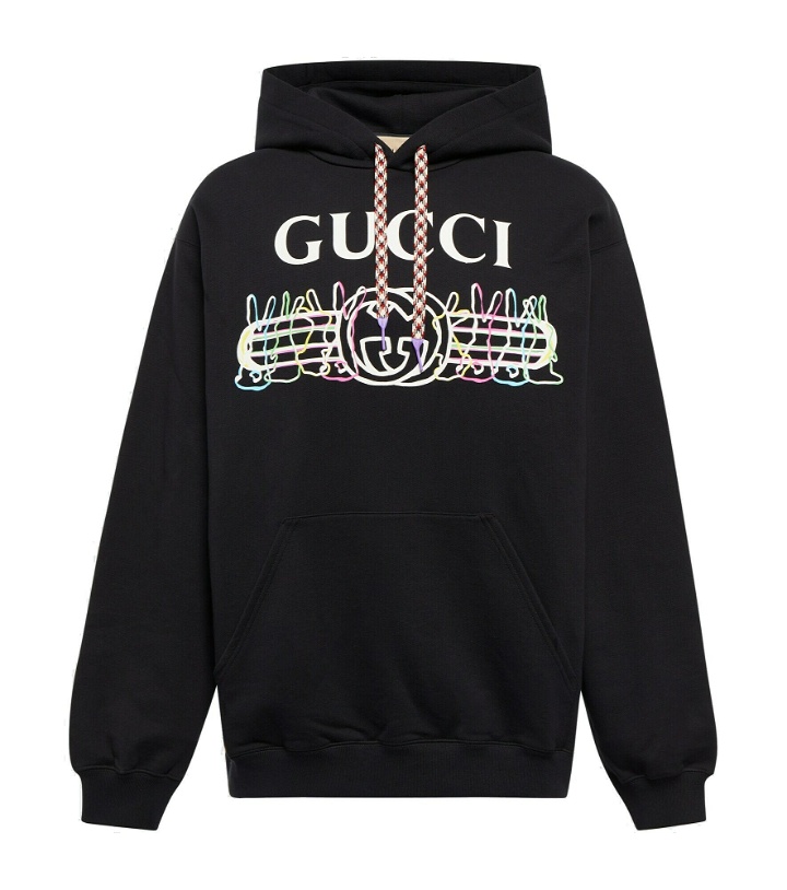 Photo: Gucci - Logo cotton hoodie