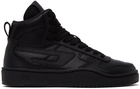 Diesel Black S-Ukiyo V2 Mid Sneakers