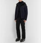 Fusalp - Alfonse Slim-Fit Two-Tone Padded Hooded Ski Jacket - Blue