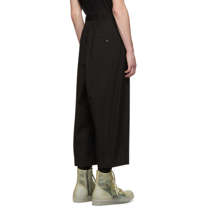 Rick Owens Black Karloff Cropped Trousers Rick Owens