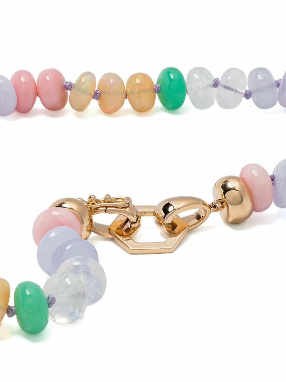 Harwell Godfrey 18K Yellow Gold Pastel Bead Foundation Necklace