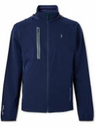 RLX Ralph Lauren - Mesh-Trimmed Recycled-Shell and Nylon Hooded Golf Jacket - Blue