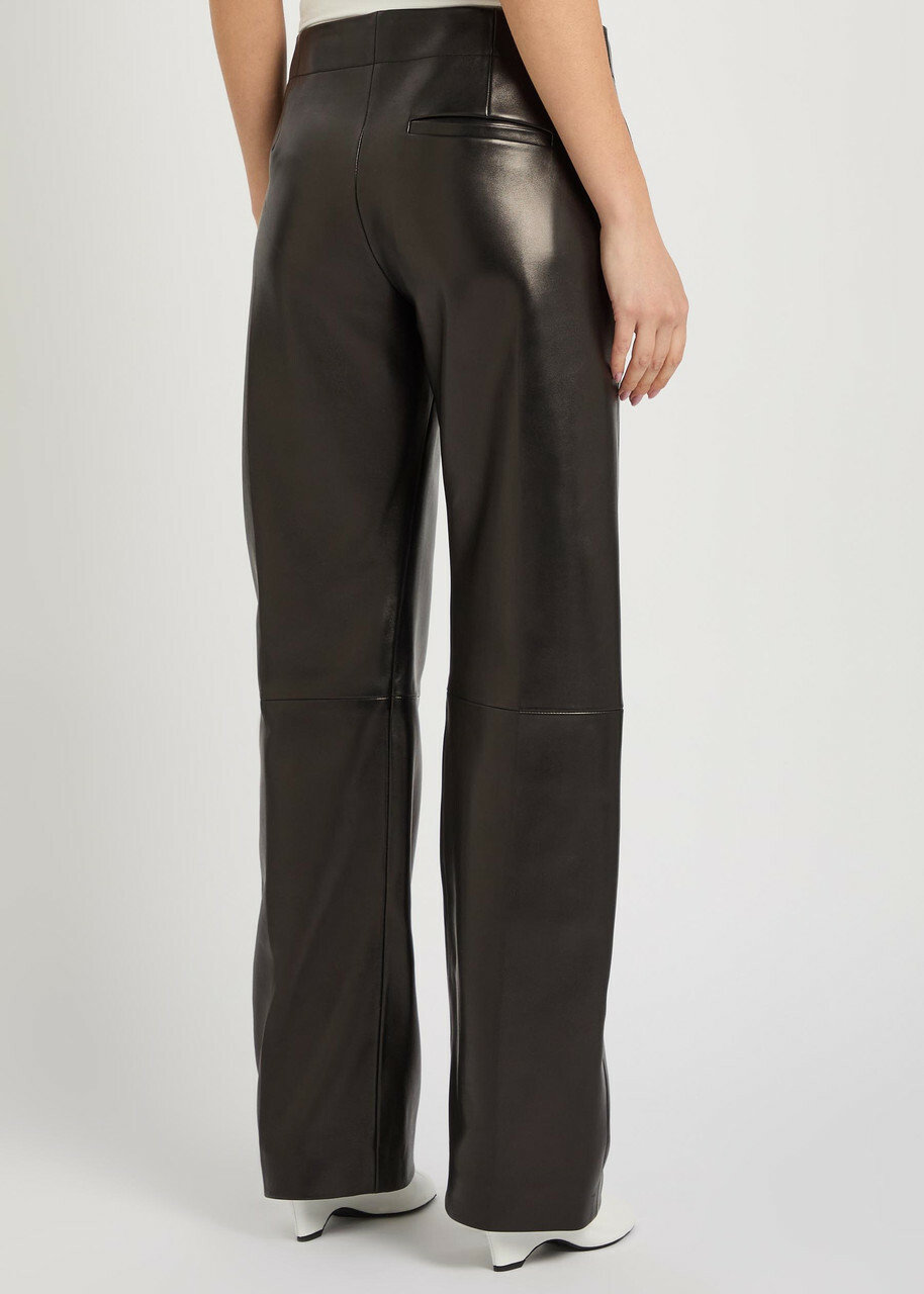 Khaite Mita Straight-leg Trousers Black