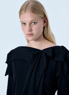Yohji Yamamoto Supima Single Jersey Big Collar Top