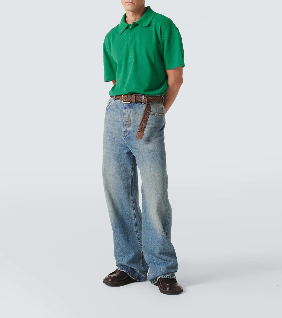 Loewe Faro leather loafers Loewe