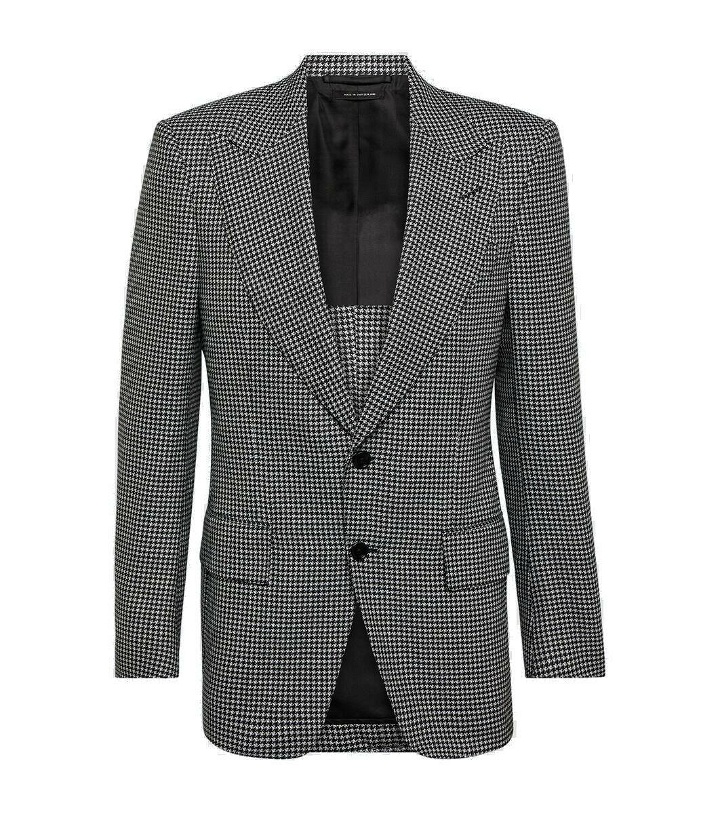 Photo: Tom Ford Houndstooth wool, mohair and silk blazer