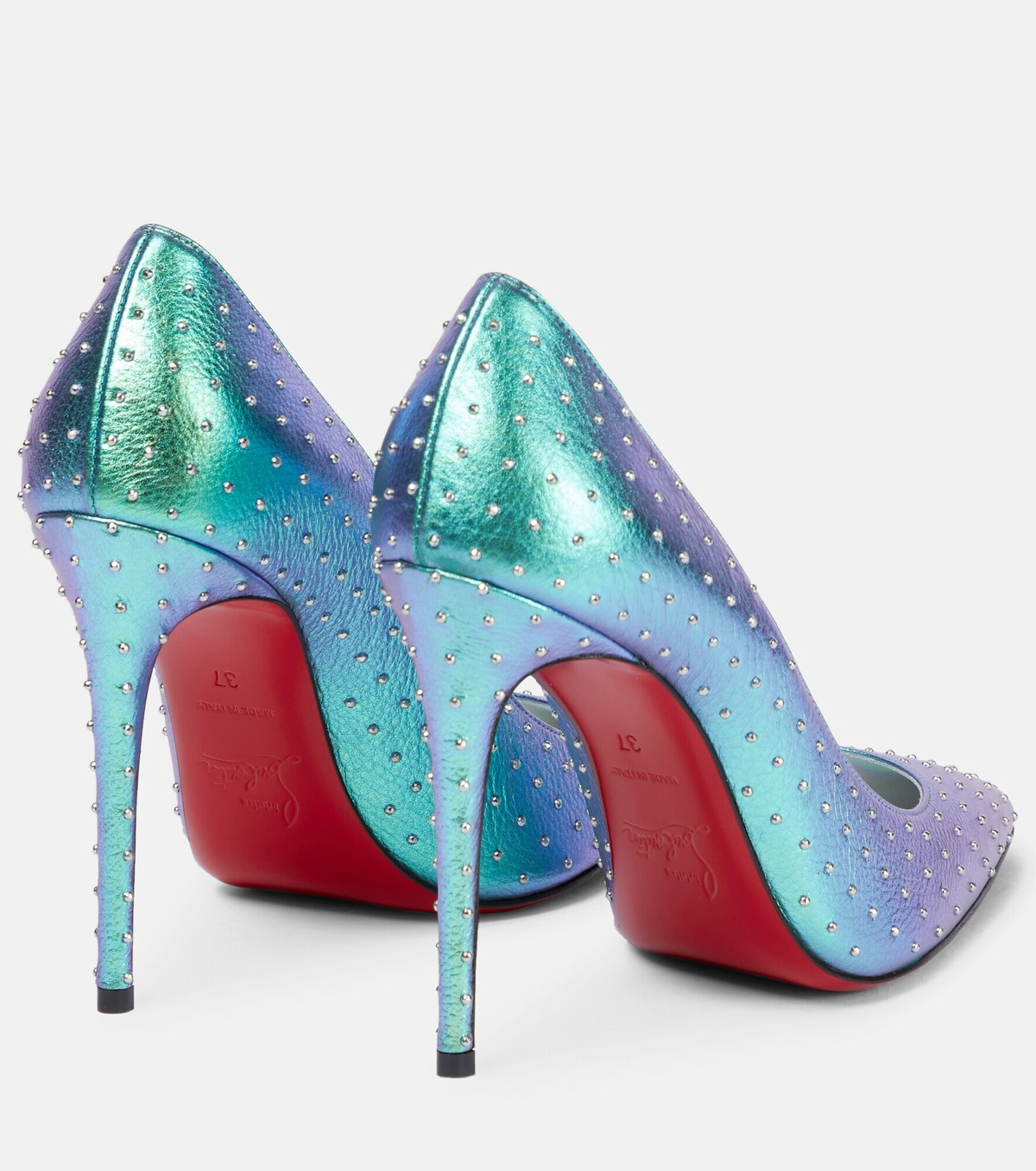 Christian Louboutin - Kate 100 Embellished Leather Pumps Christian ...