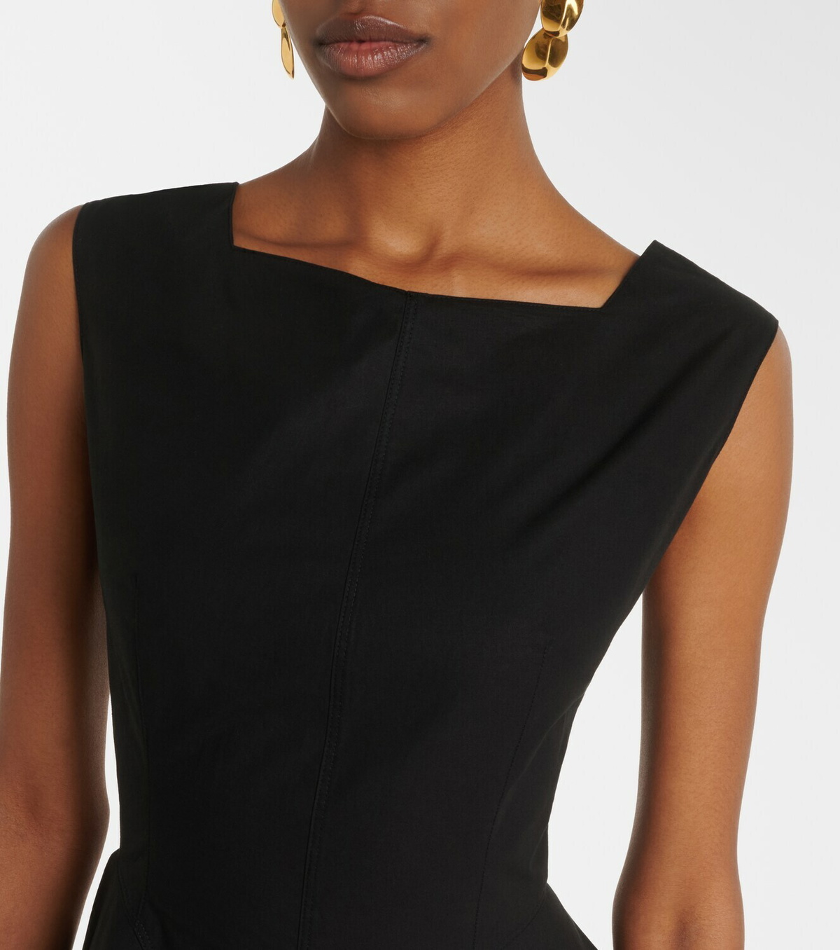 Dôen Riviette cotton poplin minidress