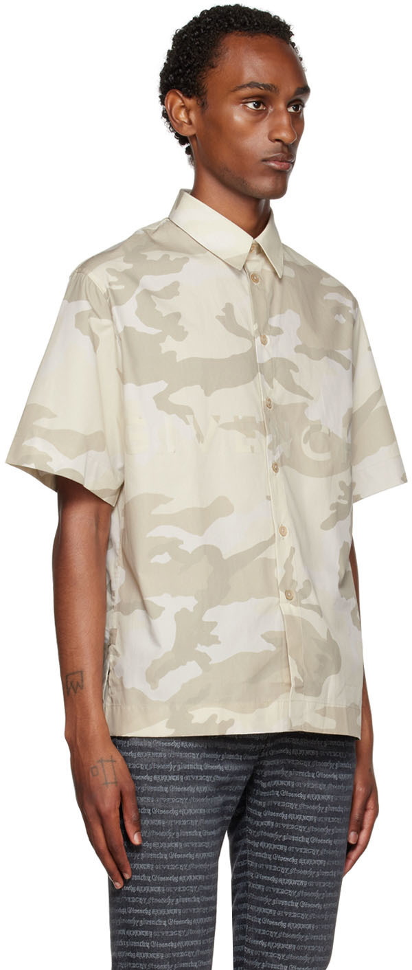 Givenchy Beige Button Up Shirt Givenchy