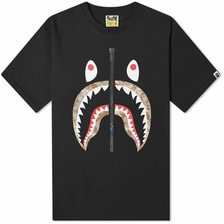 Photo: A Bathing Ape Sand Camo Shark Tee