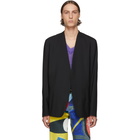 Maison Margiela Black Collarless Blazer