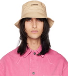 Jacquemus Beige Le Papier 'Le Bob Gadjo' Bucket Hat