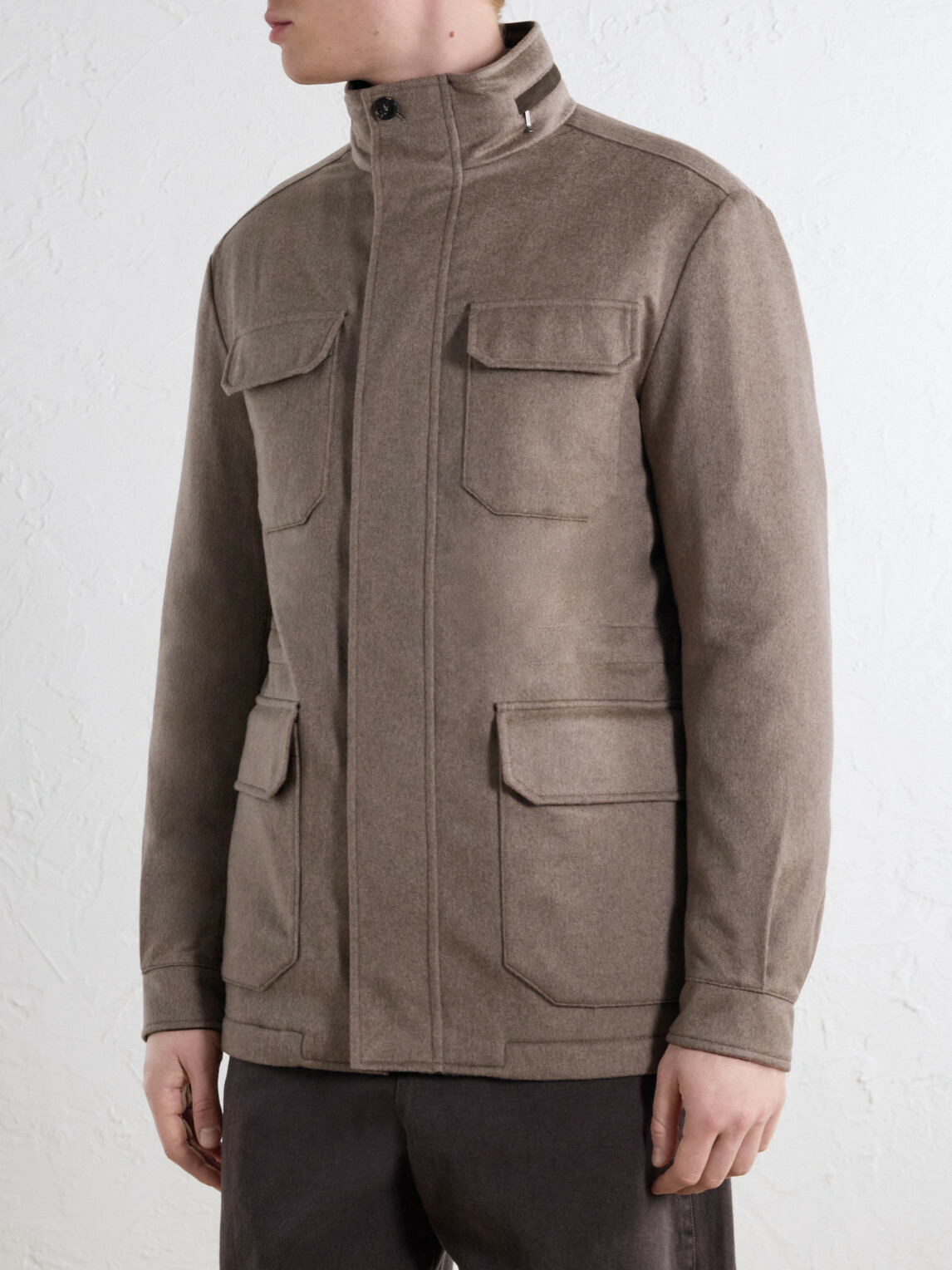 N.PEAL - Vale Cashmere Jacket - Brown