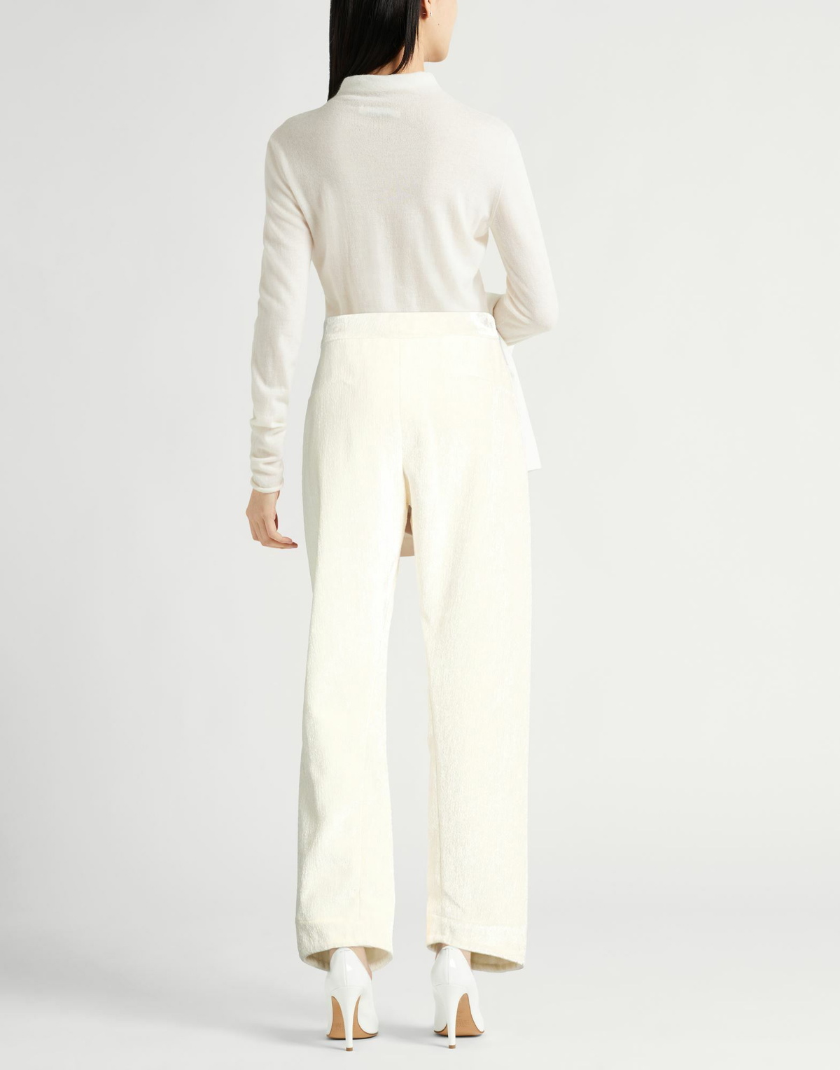 Jil Sander Womens Pants Cream