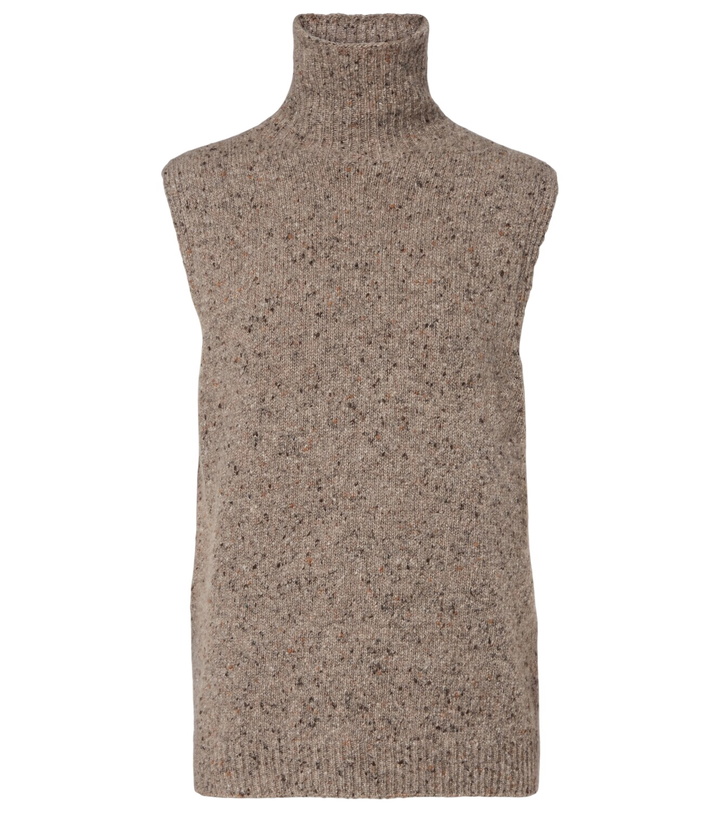 Photo: The Row Merilas cashmere turtleneck top