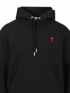 Ami Alexandre Mattiussi Ami De Coeur Hoodie Black