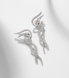 Yeprem Y-Couture 18kt white gold drop earrings with diamonds