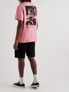 Carhartt WIP - Structures Logo-Print Organic Cotton-Jersey T-Shirt - Pink