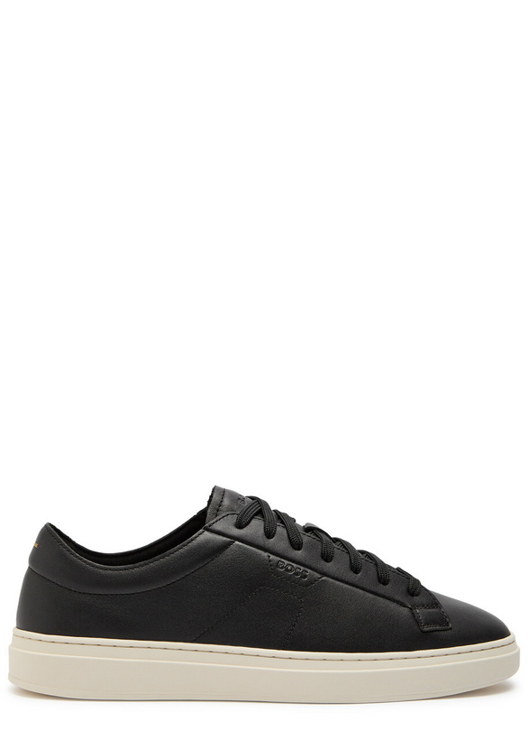 Photo: Boss Kieran Leather Sneakers Black