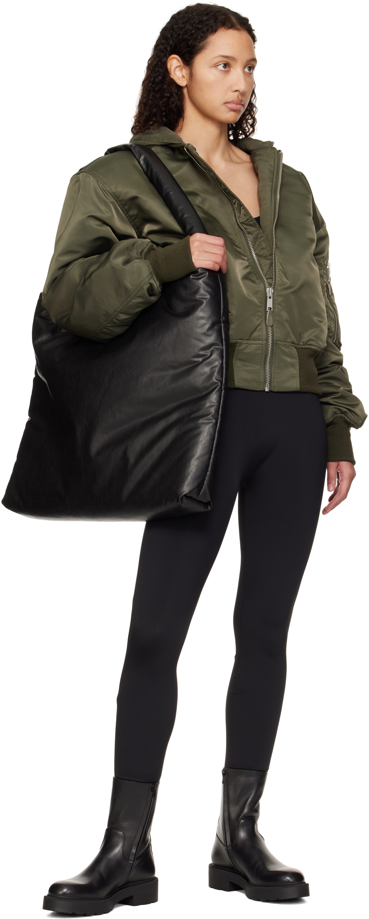 KASSL Editions Black Pillow Large Tote