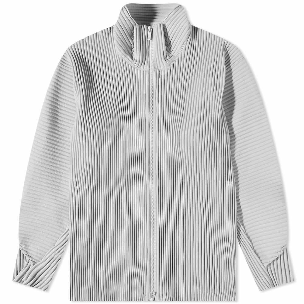 Homme Plisse Issey Miyake ARC ジップブルゾン Homme Plissé Issey Miyake Men's Arc Pleated Zip Track Jacket in