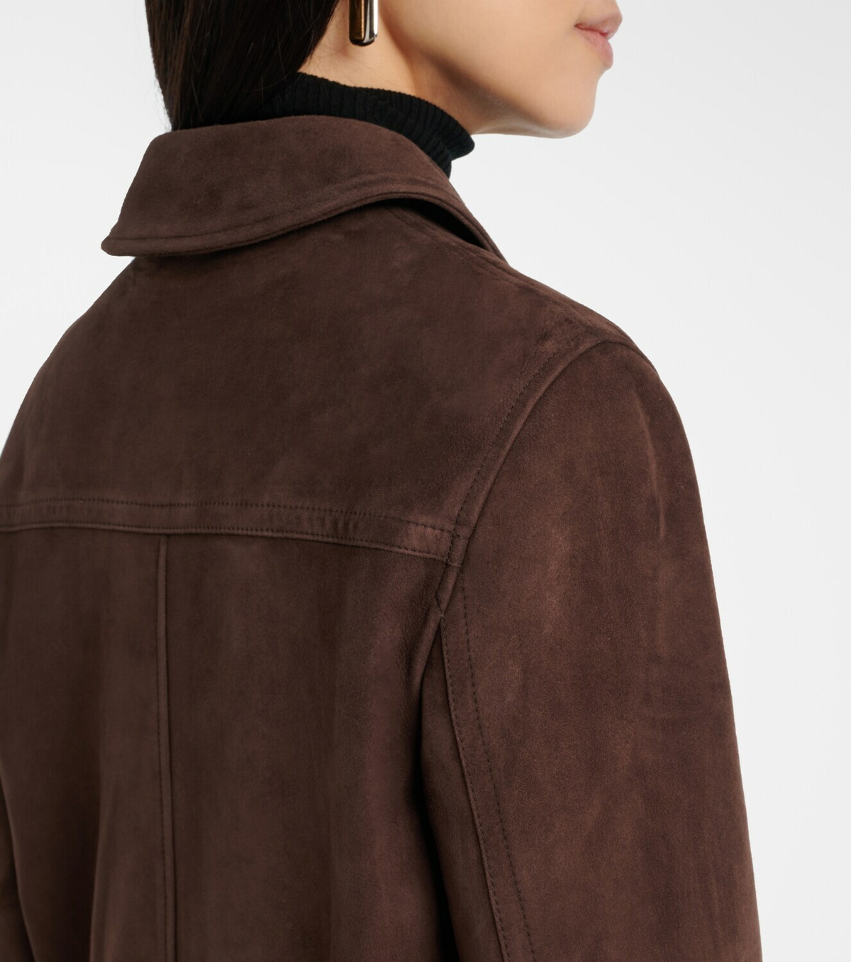 Yves Salomon Suede bomber jacket