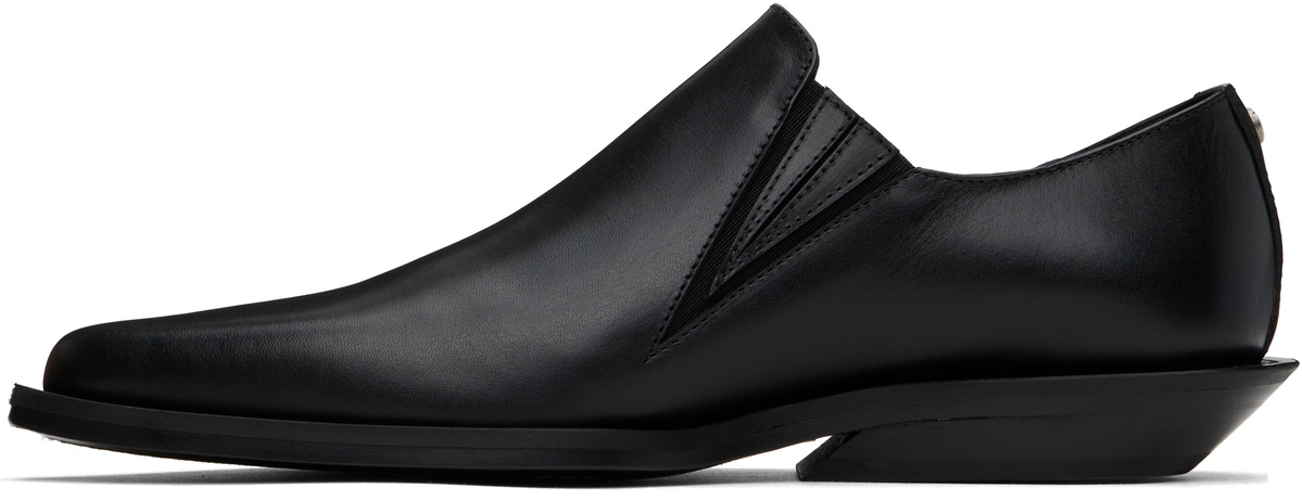 Ann Demeulemeester Black Makea Pointy Cowboy Loafers