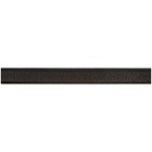 Moschino Black Leather Logo Belt