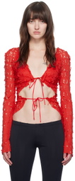 Poster Girl Red Geneva Blouse