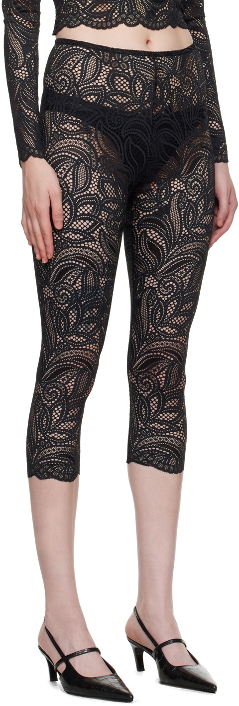 Beaufille Black Cassia Capri Leggings