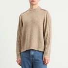Won Hundred Men's Bently Reverse Seam Jumper in Plaza Taupe