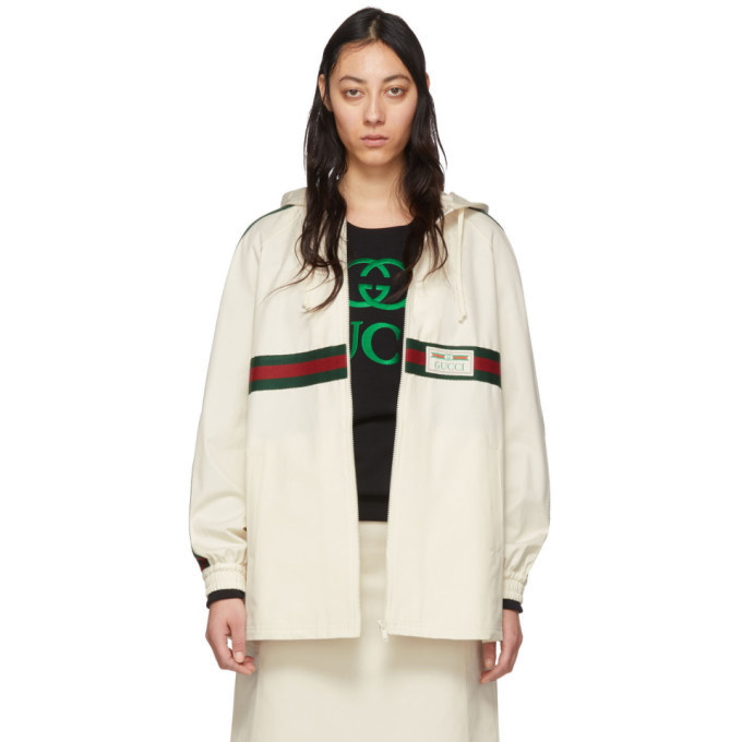 Photo: Gucci Off-White Web Zip-Up Hoodie