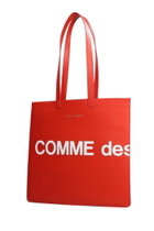 Comme des Garçons Wallet Tote In Red Leather
