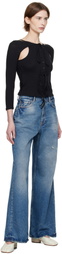 Eckhaus Latta Black Flip Top