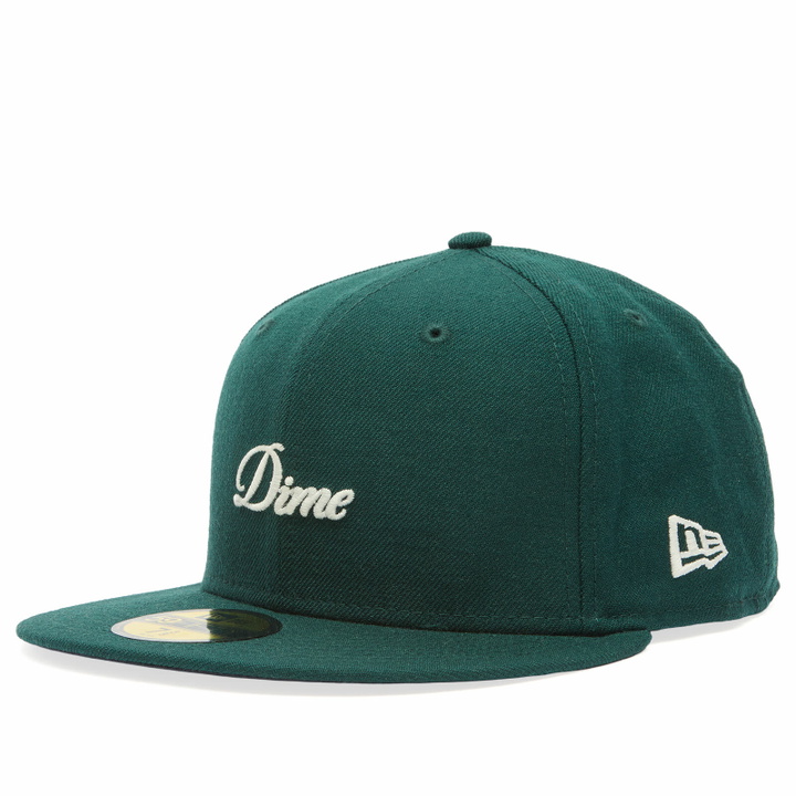 Photo: Dime Men's Cursive New Era Cap in Evergreen
