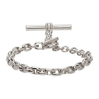 Bottega Veneta Silver Toggle Chain Bracelet