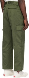 Kenzo Green Belted Cargo Pants