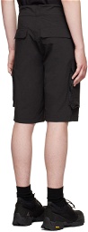 HH-118389225 Black Nylon Shorts