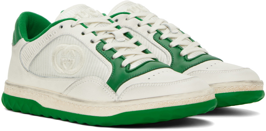 Gucci Off-White & Green MAC80 Sneakers Gucci