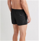 Dolce & Gabbana - Short-Length Striped Swim Shorts - Black
